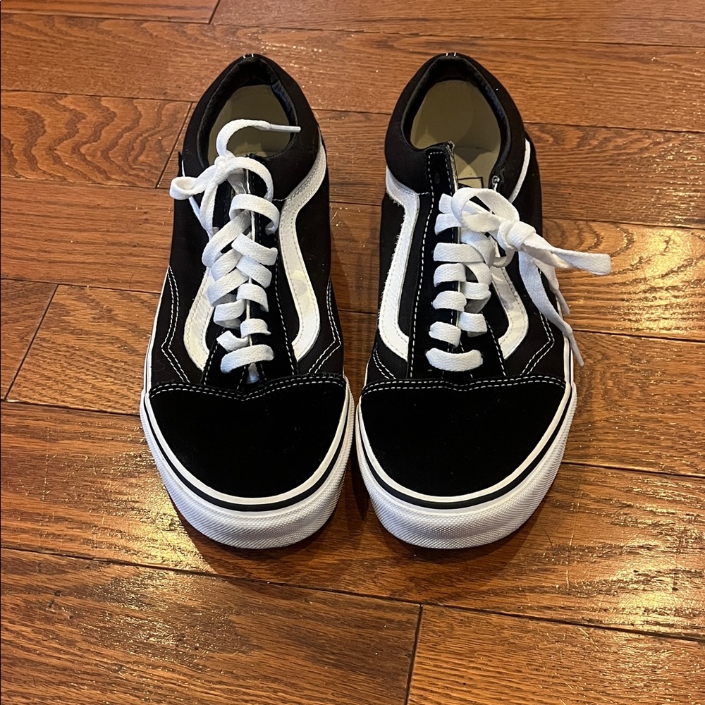 Vans Classic Black and White Sneakers